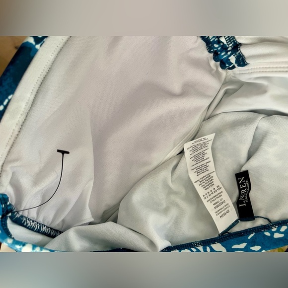 Ralph Lauren | Bandeau Neck Halter Style | One Piece Swimsuit | 16W - Picture 4 of 4